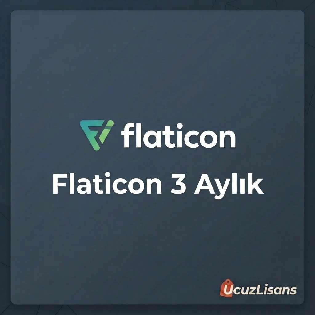 Flaticon 3 Aylık (Günde 100 İndirme)